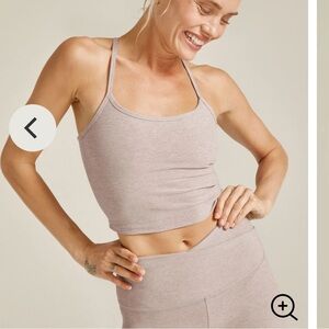 beyond yoga spacedye slim racerback crop tank